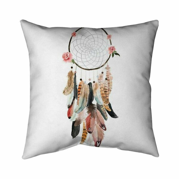 Begin Home Decor 26 x 26 in. Womans Dream Catcher-Double Sided Print Indoor Pillow 5541-2626-MI96